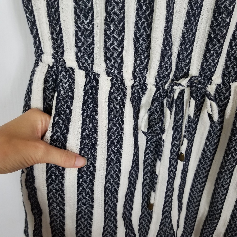 Universal Thread Navy Striped Romper - Picture 3 of 6